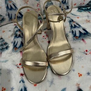 BP Gold Strappy Heels